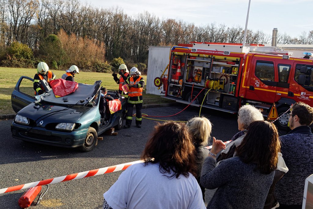 Démonstration de désincarcération 