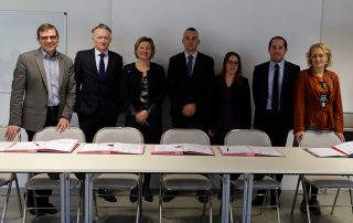 Signature de la convention avec les bailleurs sociaux