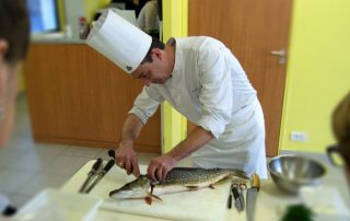 Le chef Xavier Bonnaudeau