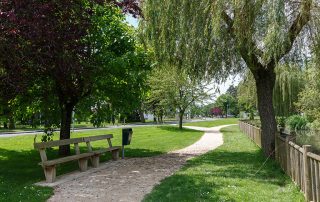 Réalisation de chemins piétons.