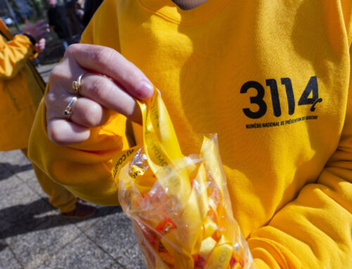 Une première marche jaune au CH Laborit pour sensibiliser à la prévention du suicide