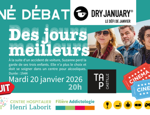 Dry-January – Ciné-débat gratuit au TAP le 20 janvier à 20h avec le film « Des jours meilleurs »