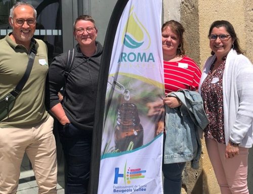 L’équipe aromathérapie du CH Laborit à la Journée régionale 2026 de l’aromathérapie